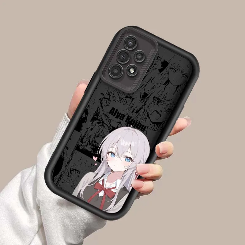 Funda de Teléfono con Diseño de Anime Alya Kujou para Samsung Galaxy A73 A72 A71 A56 A55 A35 A25 A54 A53 A52 A51 A32 - imagen 4