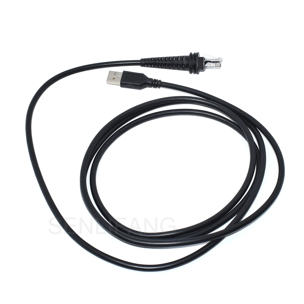 Nuevo Cable USB de 2M, Cable de escáner negro recto para Honeywell 1900G Hyperion 1300G Xenon 1202G 1400G 1450G 1452G - imagen 3