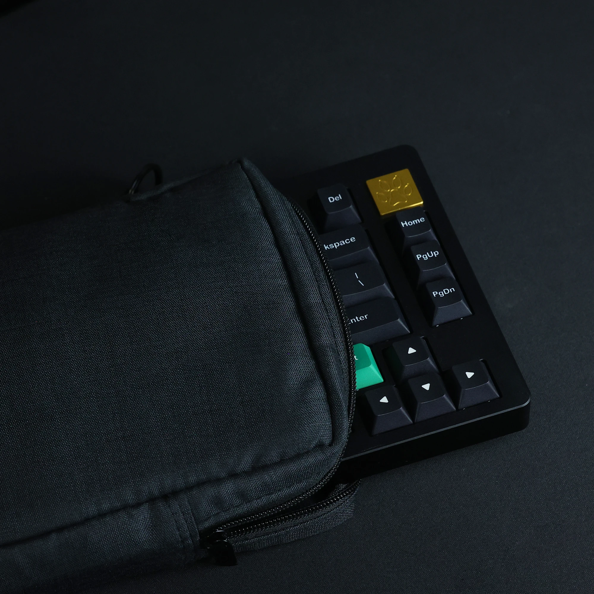 Chosfox-Bolsa de almacenamiento para teclado portátil, bolsa para teclado mecánico de gran capacidad, bolsa protectora impermeable de tela gruesa 87/75/67 - imagen 2