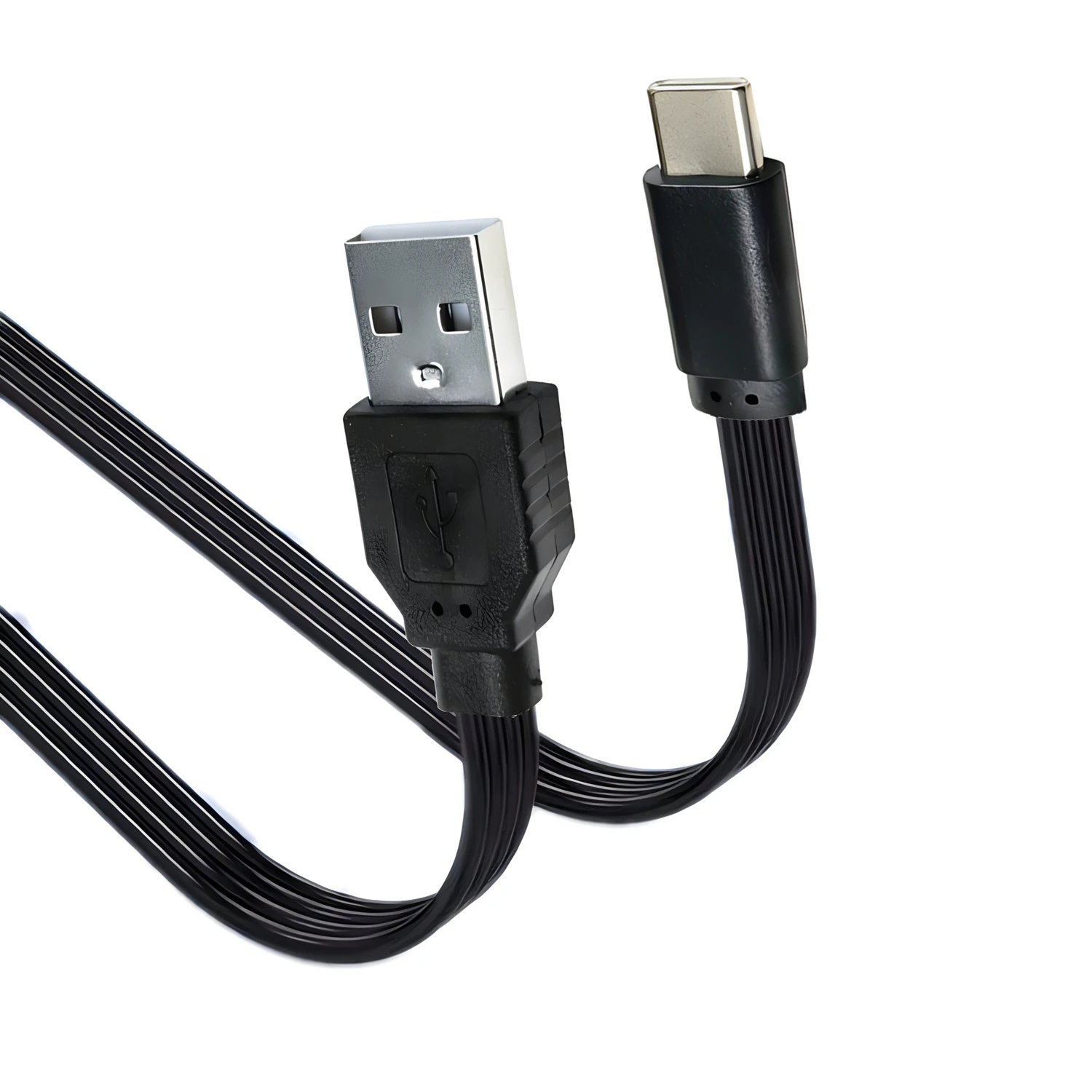 Weiche 0,2 m 20CM Kurze USB Typ C Kabel Rechten Winkel 90 Grad USB Typ A auf Typ C konverter Kama Kabel Ladegerät - imagen 5