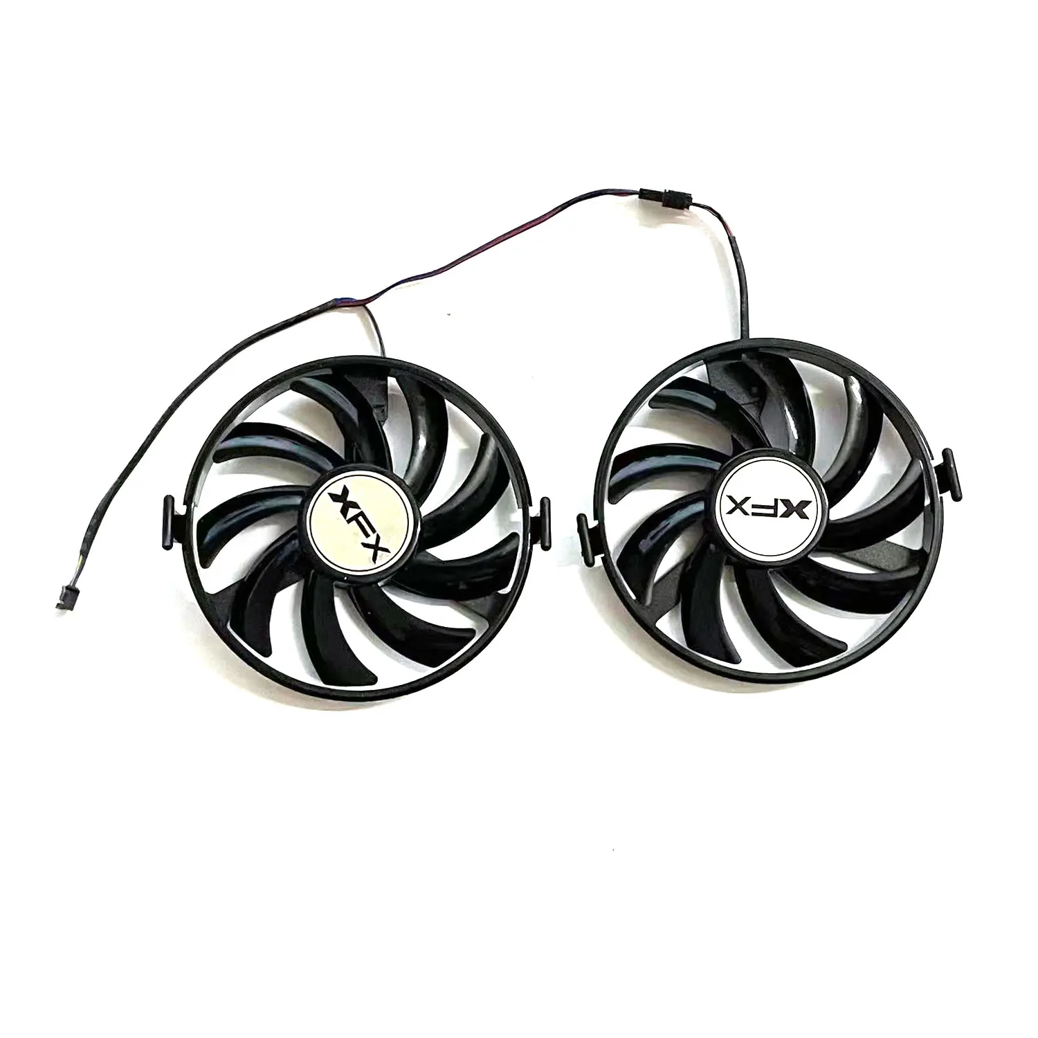FDC10H12S9-C-ventilador FY09010H12LPB, 4 pines, XFX, GPU, para Radeon XFX R9 380 X R7 350 360, tarjeta gráfica, nuevo - imagen 2