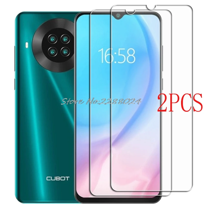 2 uds para Cubot Note 20 Pro Protector de vidrio templado en Cubot Note 20 NOTA20 20PRO 6,5 "Protector de pantalla cubierta de película de vidrio