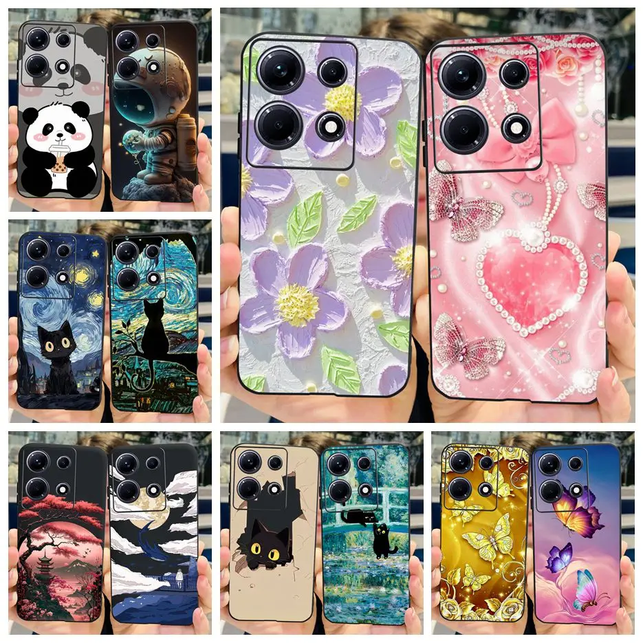 Funda de TPU suave para Infinix Note 30 Pro, X678B, elegante, pintada, para Infinix Note 30i, X6716, Note30, VIP