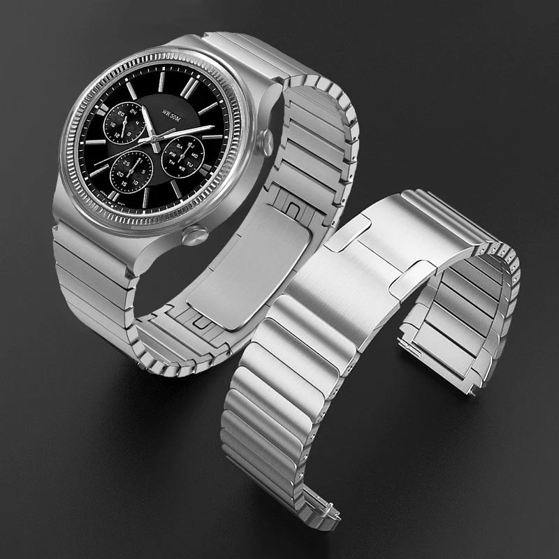 Correa de acero inoxidable de 22mm para Xiaomi Watch S4 S3 S2 42 46MM S1 Pro pulsera de Metal Link Corrrea para Xiaomi Watch 2Pro Mi Color 2