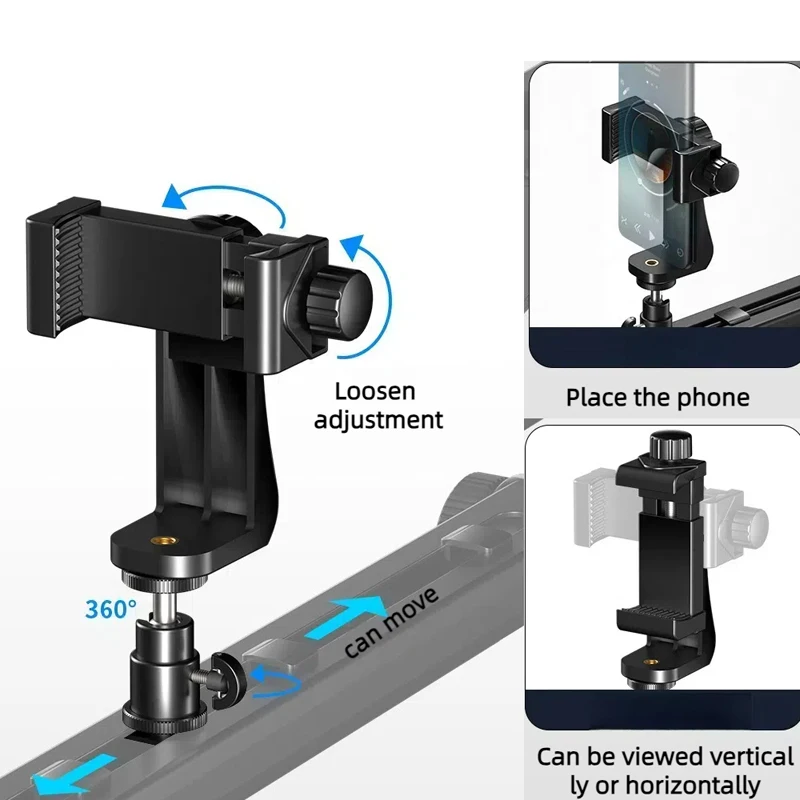 Soporte de micrófono con brazo de pluma, brazo de soporte de micrófono con suspensión de Metal ajustable para transmisión de juegos, con abrazadera de escritorio y adaptador de 3/8 a 5/8 - imagen 5