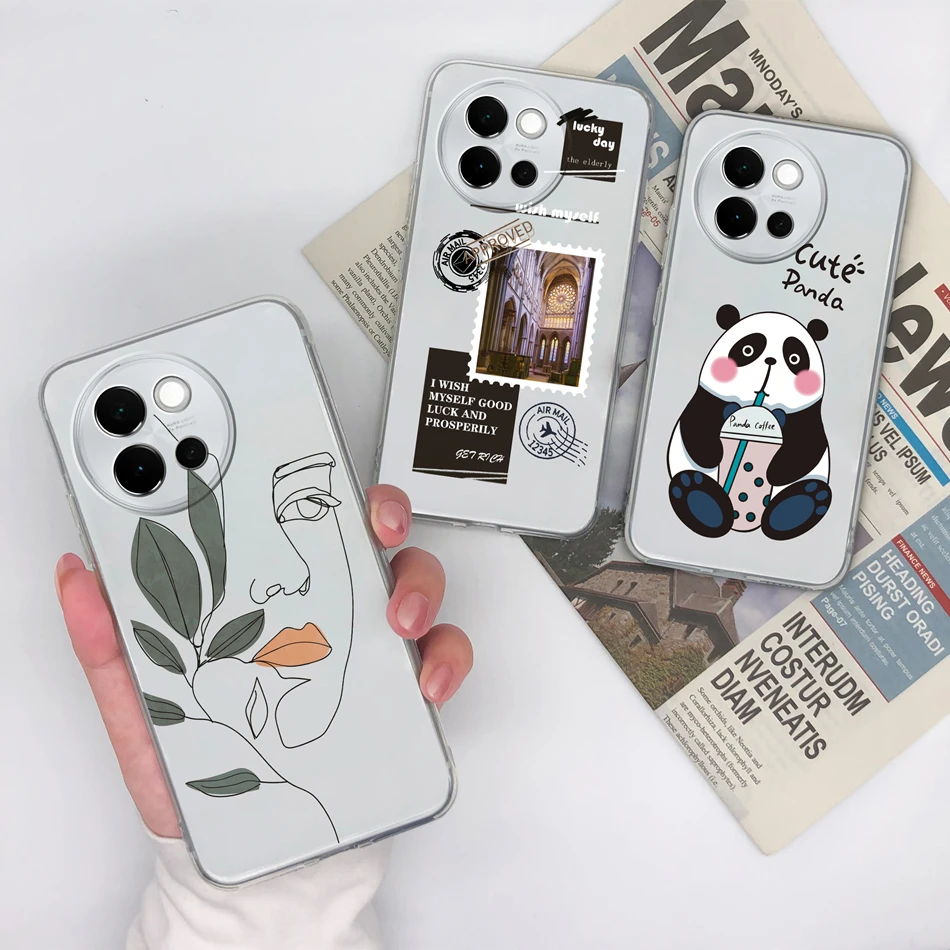 For Vivo V40 Lite 5G Global Phone Case Leisure Butterfly Soft Clear Slim Silicone Anti Drop Back Cover For Vivo V40Lite Bumper - imagen 5