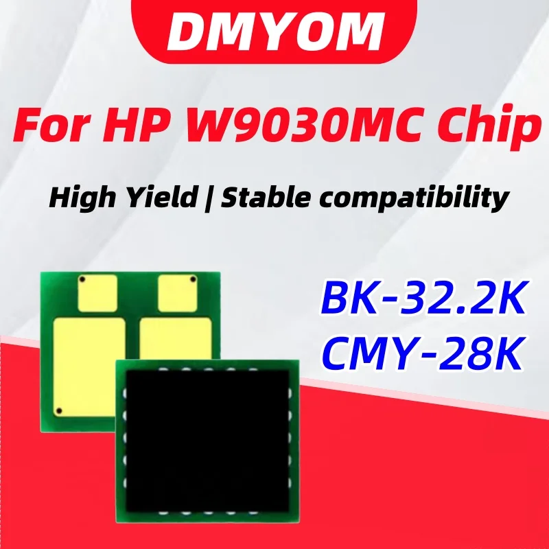 Chip de tóner E65060dn E65050dn para impresora HP Color LaserJet flujo administrado MFP E67560z E67550dh E67650dh E67660z W9030MC W9031MC