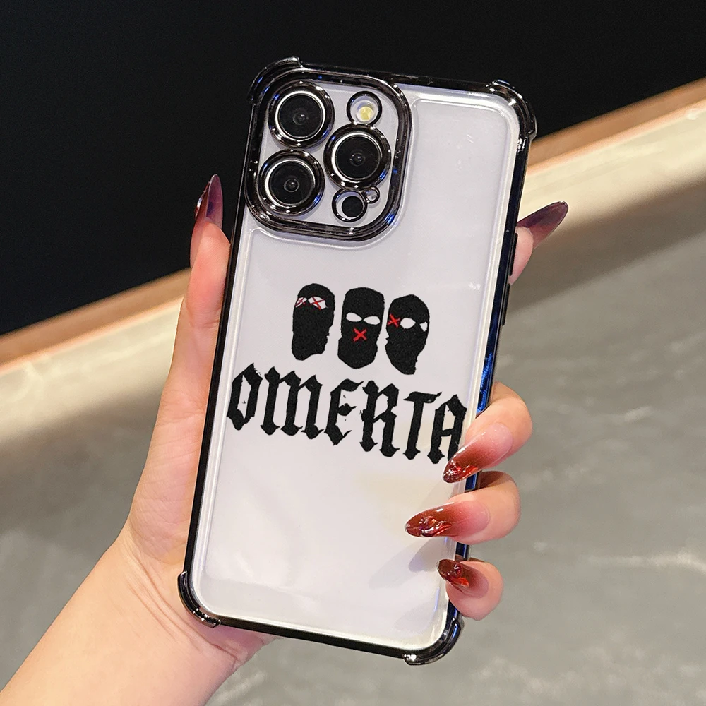 Funda de teléfono Omertas Maes a la moda para OPPO A78 A74 A60 A38 Reno 13 12 11 10 8 7 6 Pro Realme C75 C55 C53 cubierta transparente anticaída - imagen 2
