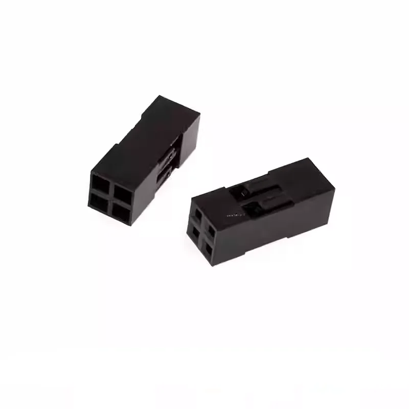 50 Uds DuPont 2,54 2,54 MM carcasa de plástico doble conector 2/3/4/5/6/7/8/9/10/11/12/14/15/16/20Pin 2X2P 2X3P 2X4P 2X5P 2X10P - imagen 2