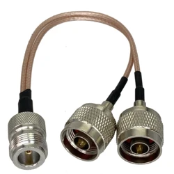 Divisor Coaxial N Hembra a Doble Macho RG316 RF