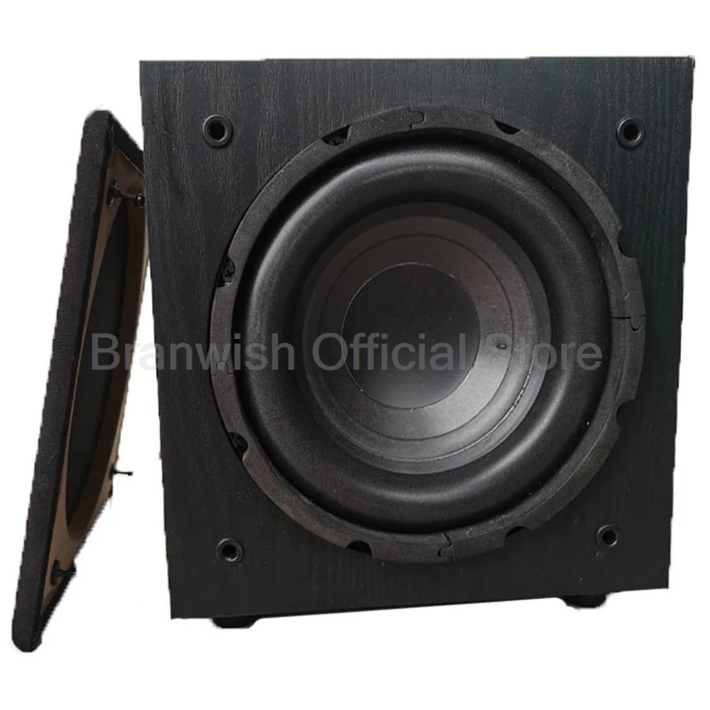 Subwoofer de 150W x 2, 8 pulgadas, altavoz activo de 100-240V, Tweeter de Supergraves de madera HiFi, caja de sonido portátil de 4ohm para Audio de cine en casa, 1 ud. - imagen 5