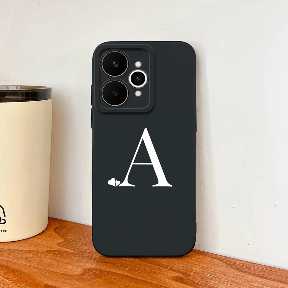 Para Realme 15 Pro 15T 15X 5G funda estilo Simple letras cubierta trasera suave para Realme15 Pro protección de cámara carcasa de teléfono anticaída - imagen 3