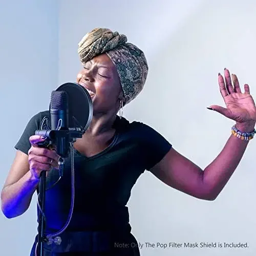 NEEWER-protector de filtro Pop para micrófono profesional, con Clip de brazo de cuello de cisne para micrófono de todas las marcas, pantalla Pop de viento de doble capa - imagen 3