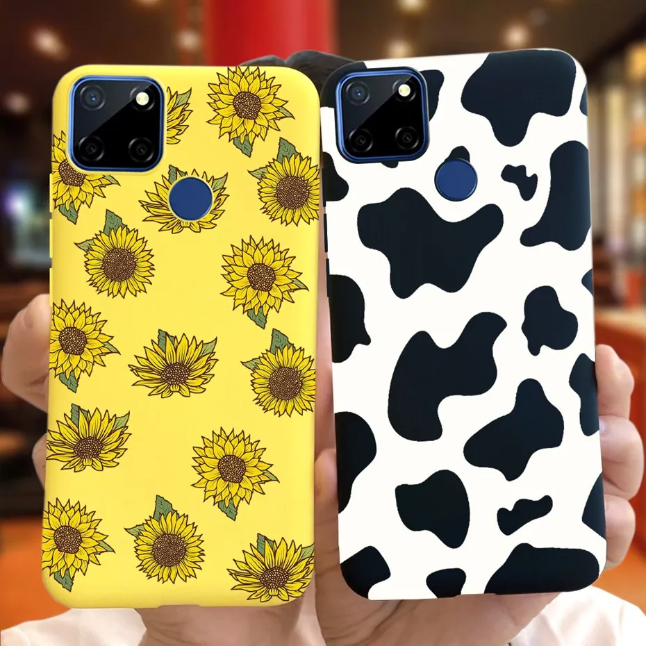 Para Realme C12 C15 C25 C25S Funda Realme 7i Global Funda trasera de teléfono de silicona Linda Funda suave para Realme C12 15 C25 25S TPU parachoques - imagen 3