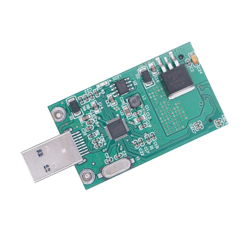 Adaptador USB mSATA SSD, tarjeta convertidora mSATA a USB 3,0, placa elevadora 6G Mini m-sata SSD, funda para 512GB 1TB m-sata SSD - imagen 3