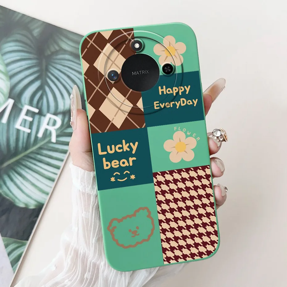 Funda de teléfono para Honor X9c Smart 2025, bonita funda trasera de silicona suave de Color caramelo para Honor X9C 5G X9cSmart, parachoques - imagen 2