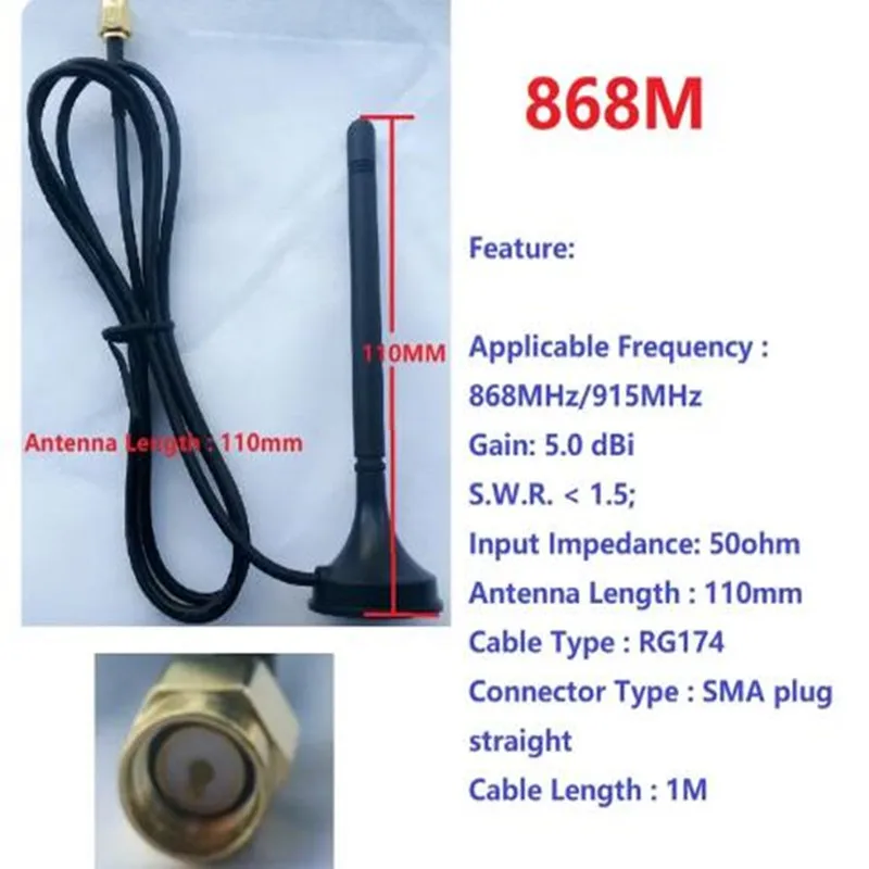 Transceptor inalámbrico RT18A01 RS485, repetidor 485, control maestro-esclavo, 433M, 868M, módulo FSK Uhf - imagen 5