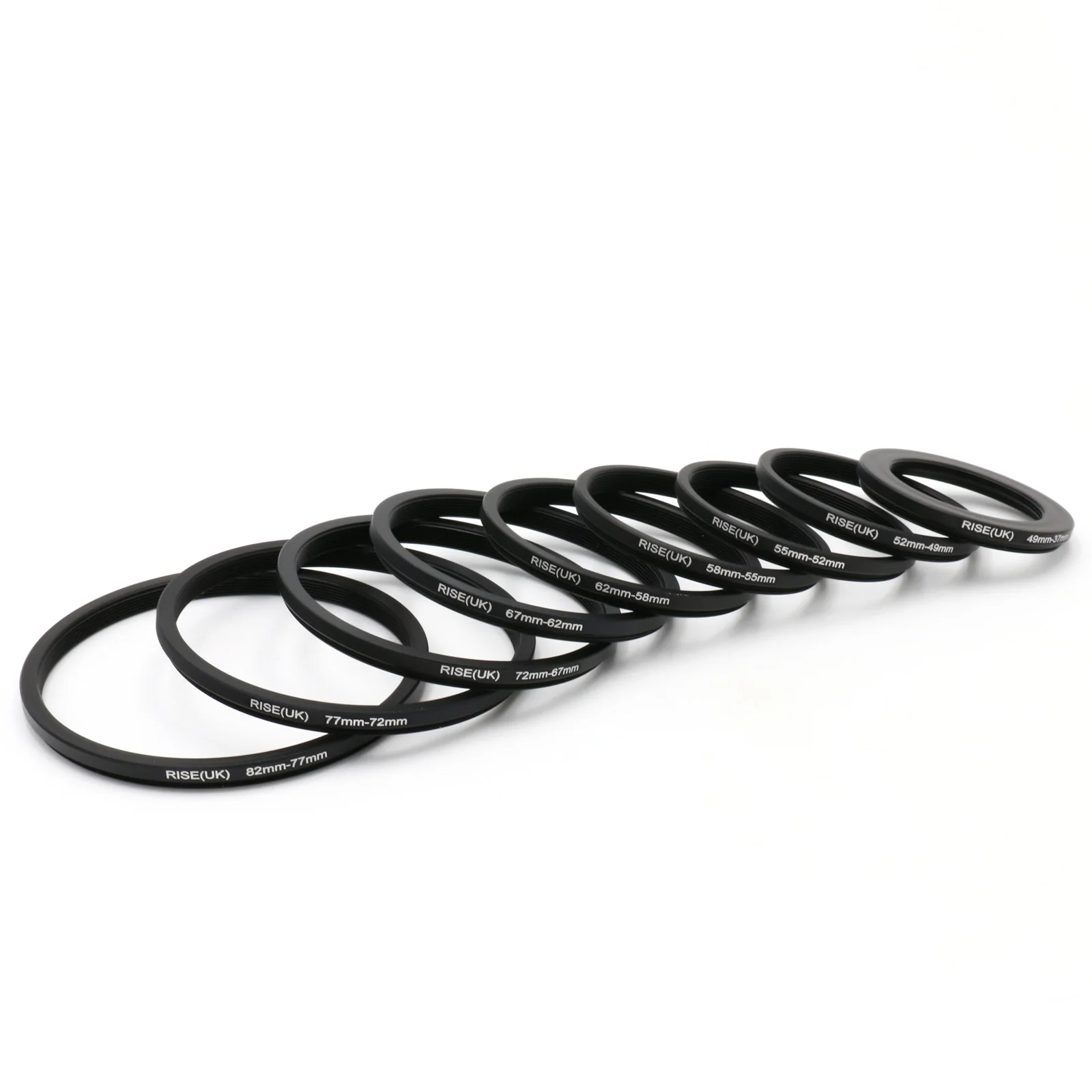 Filtro de lente de cámara 9 piezas, juego de anillos adaptadores de aumento y reducción de 37-82mm 82-37mm para todas las cámaras DSLR, Kit de montaje - imagen 4