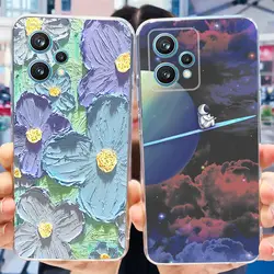 Funda Silicona Realme 9 Pro Plus – Diseño Floral Antigolpes