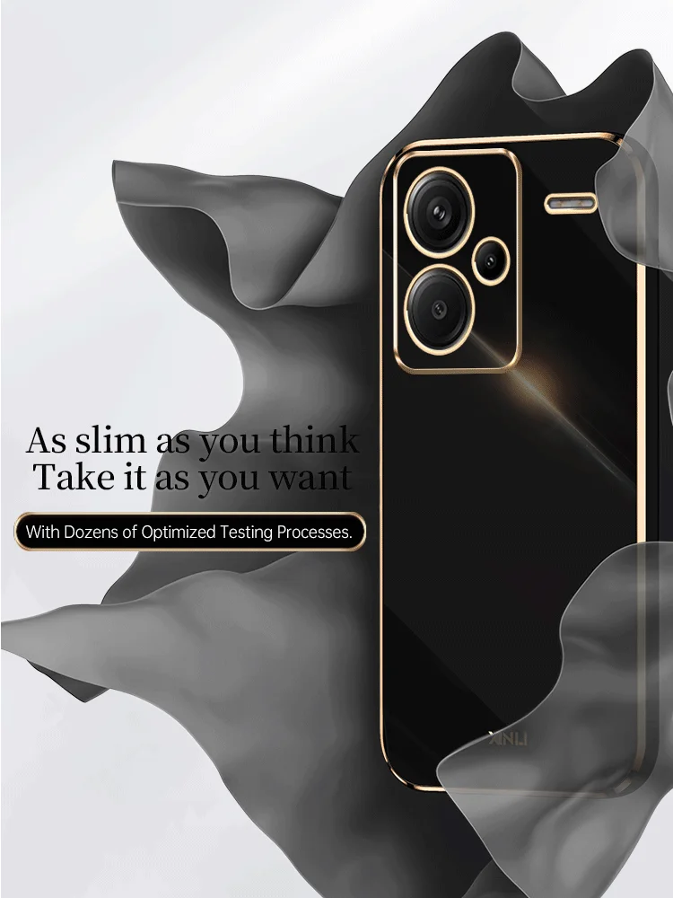 Para Xiaomi 14T 15 13T Redmi Note 15C 14 13 Pro Plus funda dorada Fundas protectoras a prueba de golpes para poco f7 ultra x7 x6 f6 pro - imagen 5