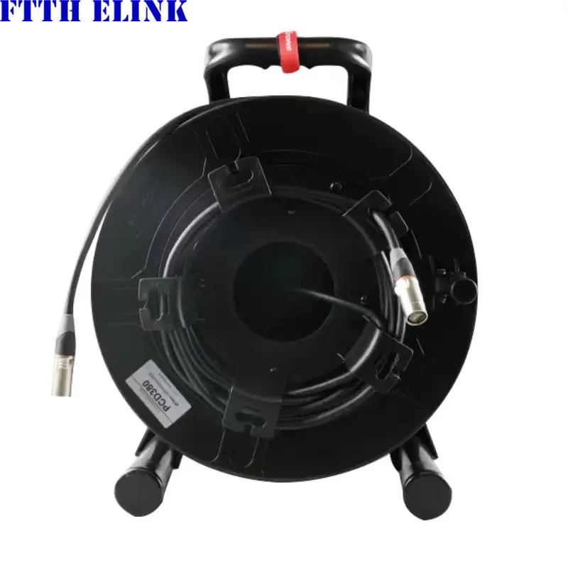 Cable Drum 50mm Cable de red Cat6e de bajo retardo, PCD380, PCD310, 235 Carrete de bobinado Mezclador digital Cable Car 60m,30m,70m, 80m, 100M - imagen 5