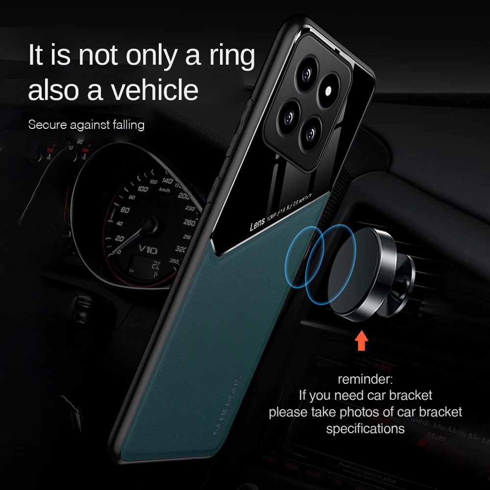 Funda de cuero de negocios a prueba de golpes para Xiaomi 14 Pro Mi 14 Pro Xiomi Xaomi 14 Pro Xiaomi14Pro 5G, funda magnética para coche - imagen 3