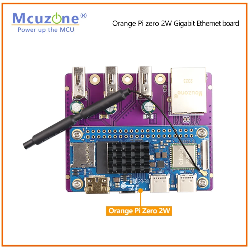 Orange Pi zero placa de expansión Gigabit Ethernet, 2W - imagen 4