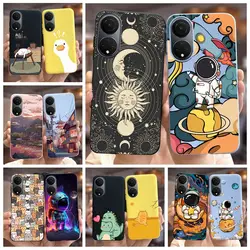 Funda TPU Honor X7 – Estampado Astronautas Antigolpes