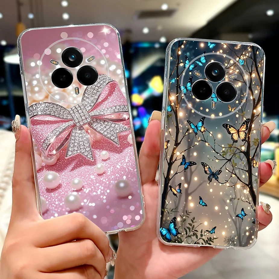 Para Realme 14 Pro Plus funda RMX5051 lindo gato Lucky Koi funda pintada suave funda de teléfono delgada para Realme 14 Pro Realme14 Pro + Fundas - imagen 2
