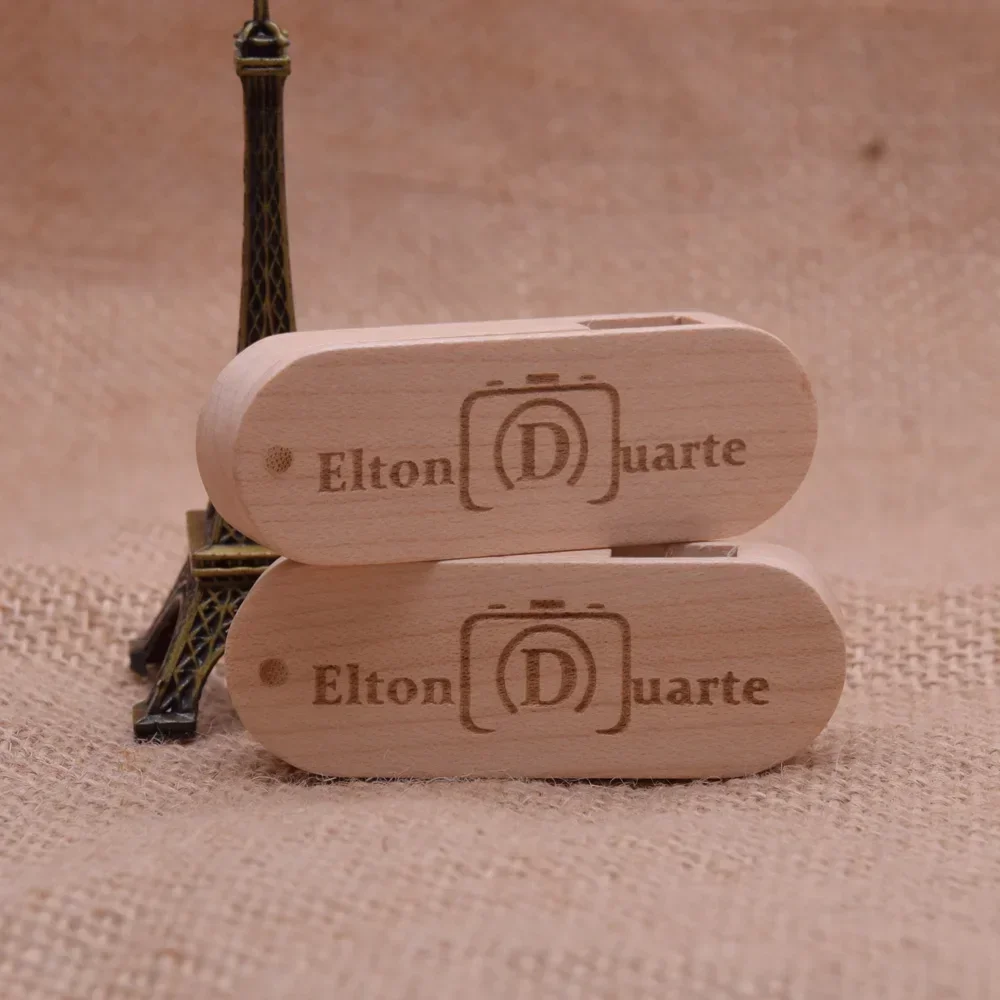 Unidad flash USB 2,0 de madera, 10/20 Uds., 4GB, 8GB, 16GB, 32GB, 64gb, 128GB, regalo con llavero, logotipo personalizado gratis - imagen 3