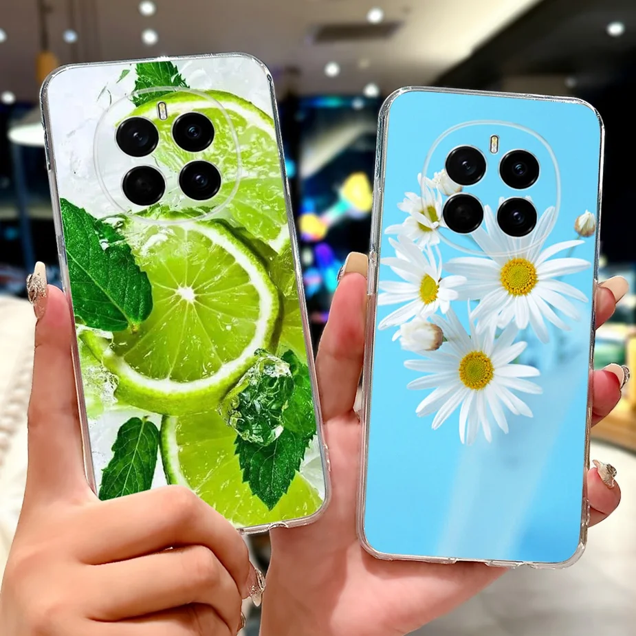 Para Honor Magic 7 Pro funda PTP-N49 funda pintada de lujo funda de teléfono de silicona suave para Honor Magic 7 Pro Magic7 5G PTP-AN00 Fundas - imagen 5