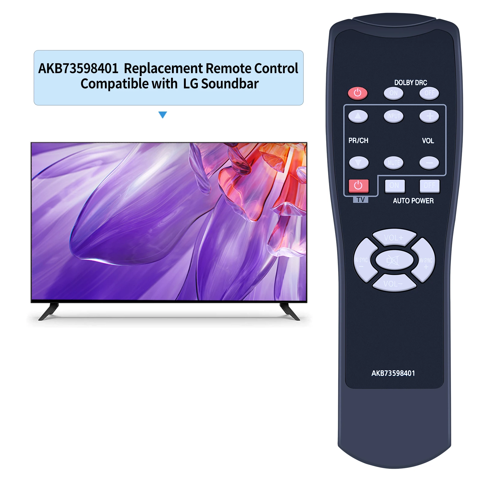 Control remoto para barra de sonido NB2020A NB2022A NB2030A sistema de Audio AKB73598401 - imagen 2