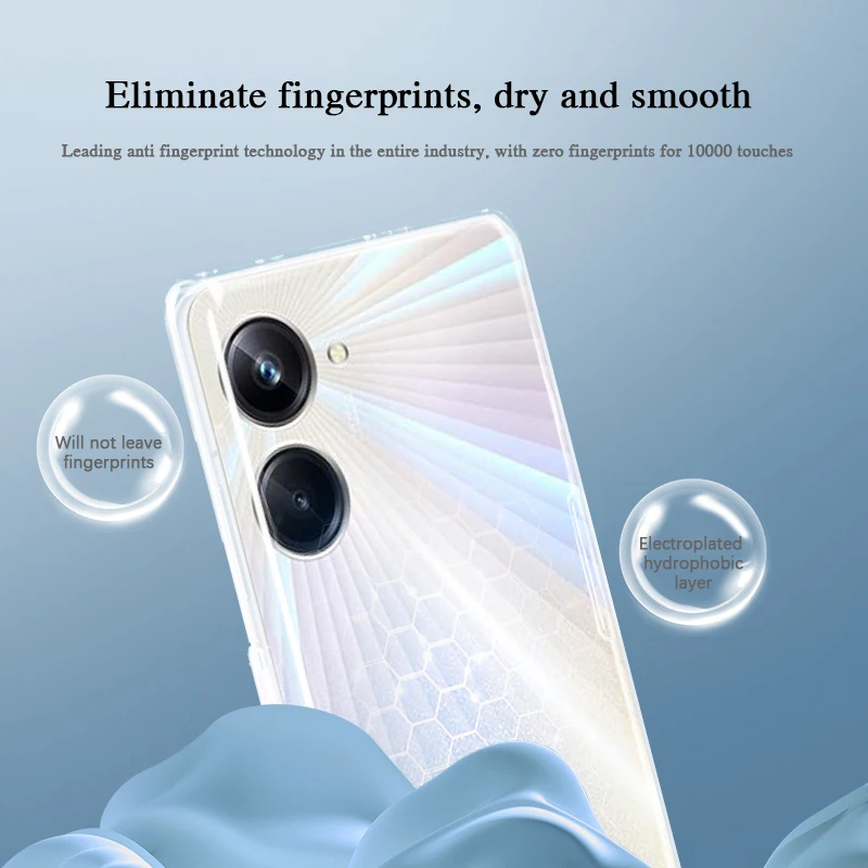 Funda de teléfono transparente de TPU para OPPO Realme 10 Pro Plus Pro + 10T 10S 5G, Funda protectora de lente de silicona suave y fina transparente - imagen 3
