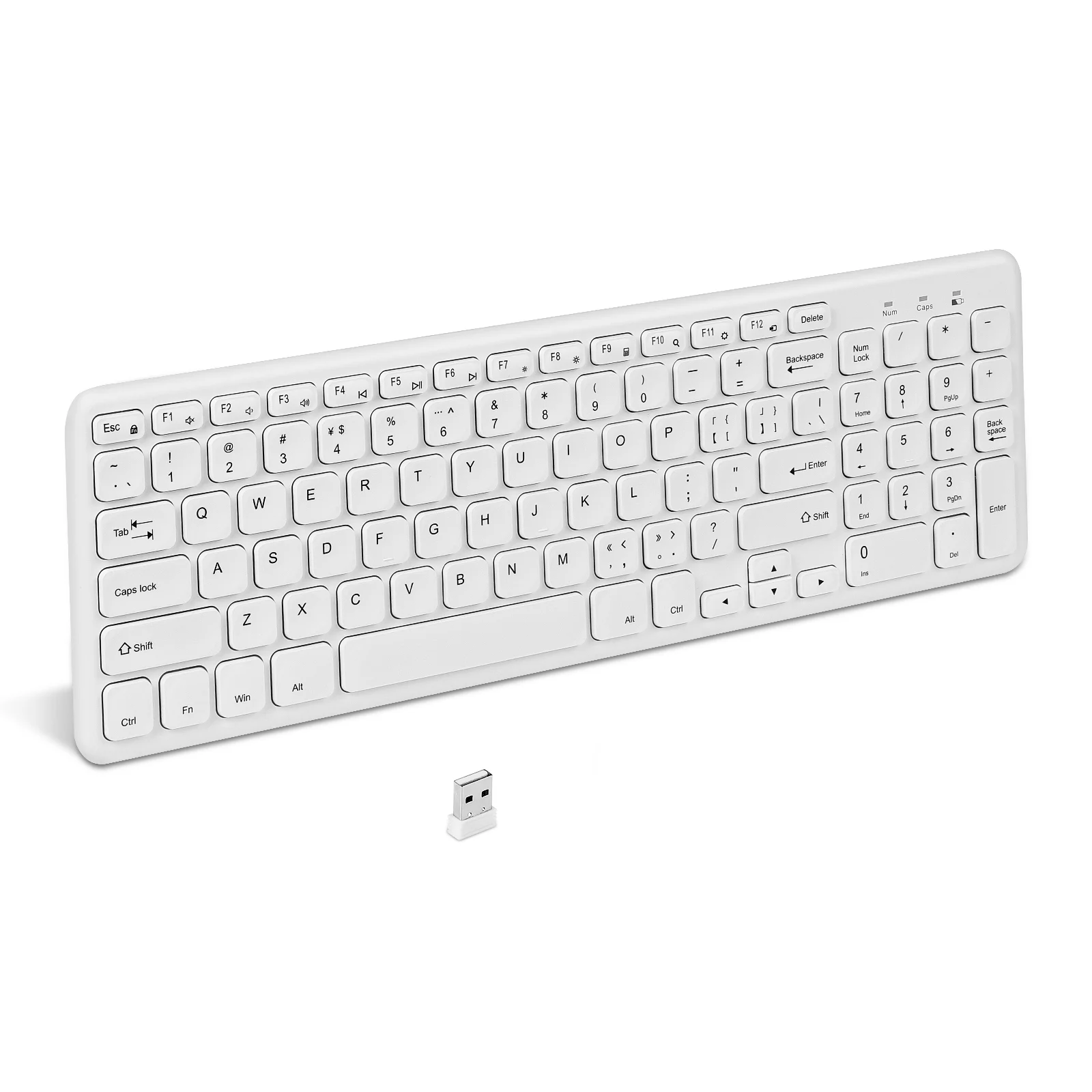 White Keyboard Only