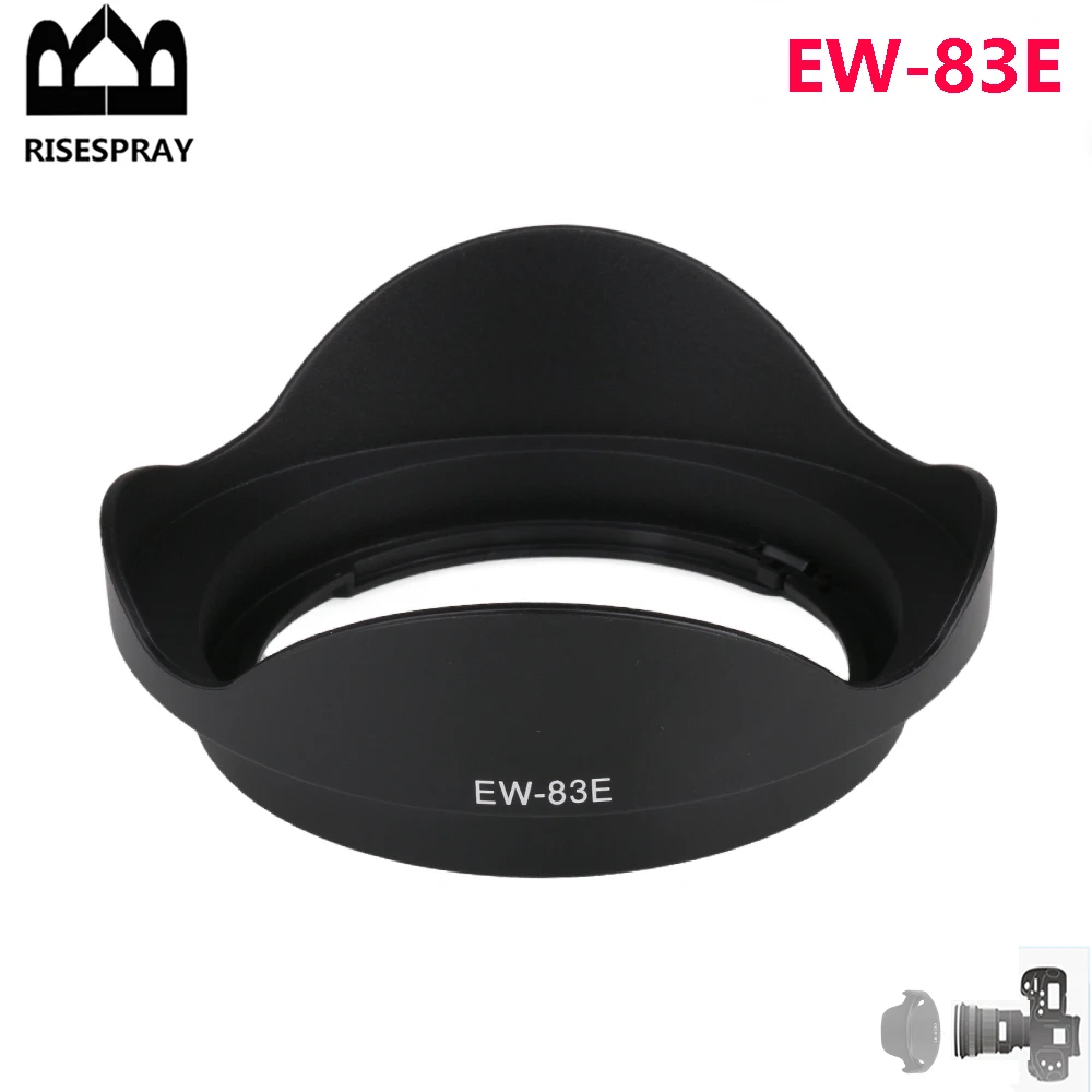 Parasol reversible EW-83E EW83E para Canon EF 16-35 mm f/2,8 L USM 17-40 mm EF-S 10-22 mm