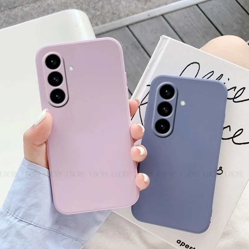 Para Samsung S26 funda Samsung Galaxy S26 Plus Capa teléfono parachoques a prueba de golpes Original suave TPU cubierta Samsung S26 Ultra Fundas - imagen 3