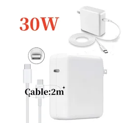 Cargador USB-C 30W Carga Rápida para MacBook