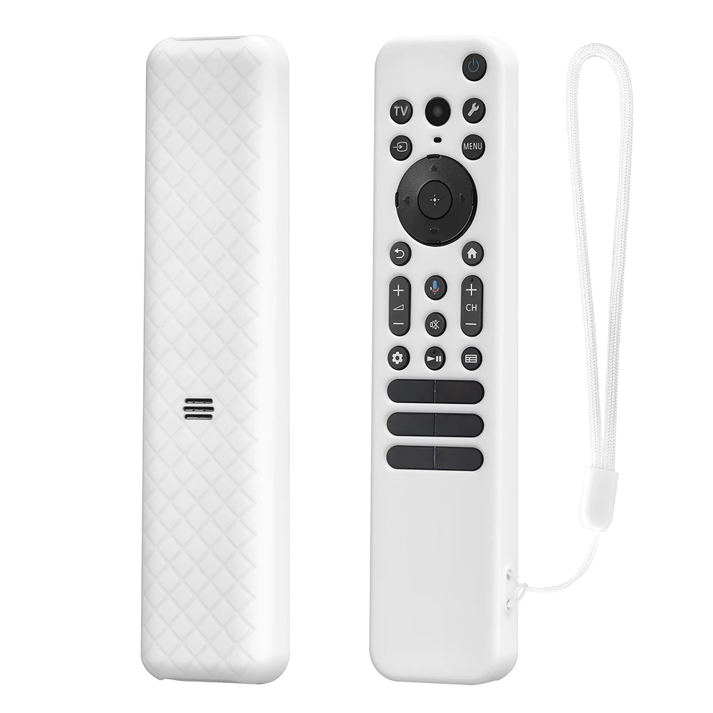 Para SONY RMF-TX920U/TX910U funda de silicona para mando a distancia con cordón funda protectora antideslizante accesorios de TV inteligente - imagen 5