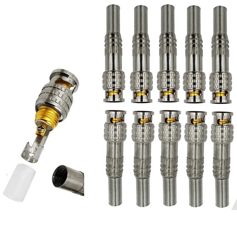 Conector BNC Macho Sin Soldadura para CCTV - JR-B25