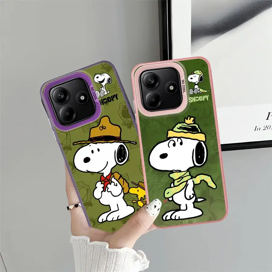 Funda de dibujos animados Cool S-S-noopyS para Xiaomi Redmi Note 9s 13 12 11 14 Pro Plus 10Lite 11s 12s 10s, funda trasera para teléfono - imagen 3