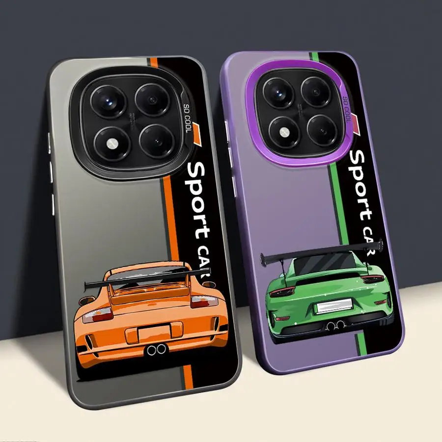 Funda trasera de teléfono para Xiaomi Redmi Note 13 12 11 12s 9s 10s 10Lite 14 Pro Plus 11s Sport Car