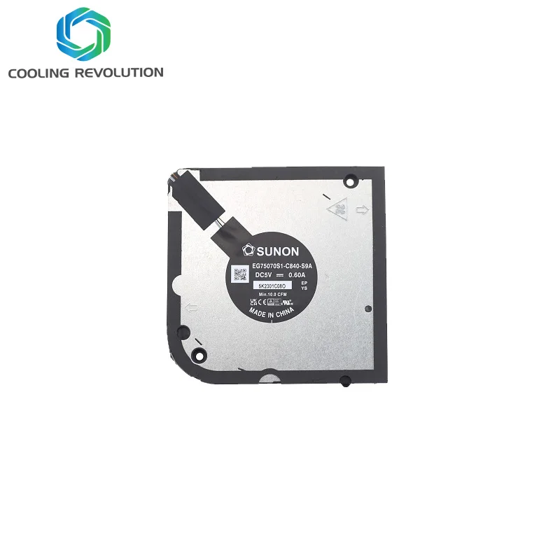 Ventilador de refrigeración para CPU de ordenador portátil, EG75070S1-C840-S9A, DC5V, 0.60A, 4 pines, para Dell Precision 3581 - imagen 2