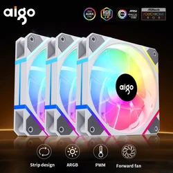 Aigo AM12PRO Ventilador de PC 120 mm PWM ARGB 5 V