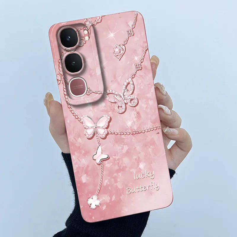 Para Vivo Y21d Y31 4G 5G 2025 funda de teléfono simplicidad pintura al óleo Floral carcasa suave de silicona nuevo diseño cubierta trasera a prueba de golpes - imagen 4