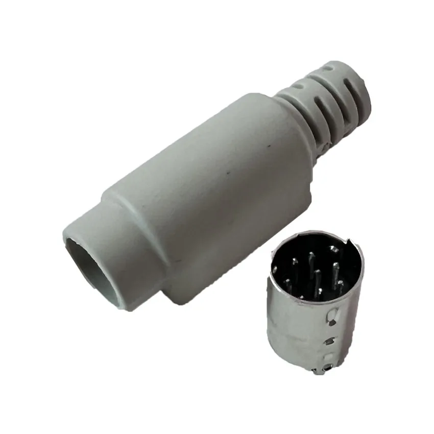 Conector macho de 8 pines con mango de plástico, adaptador de Cables de soldadura, Conector de bricolaje, Terminal de cobre MD8 S, 1/2/5 piezas PLC - imagen 5