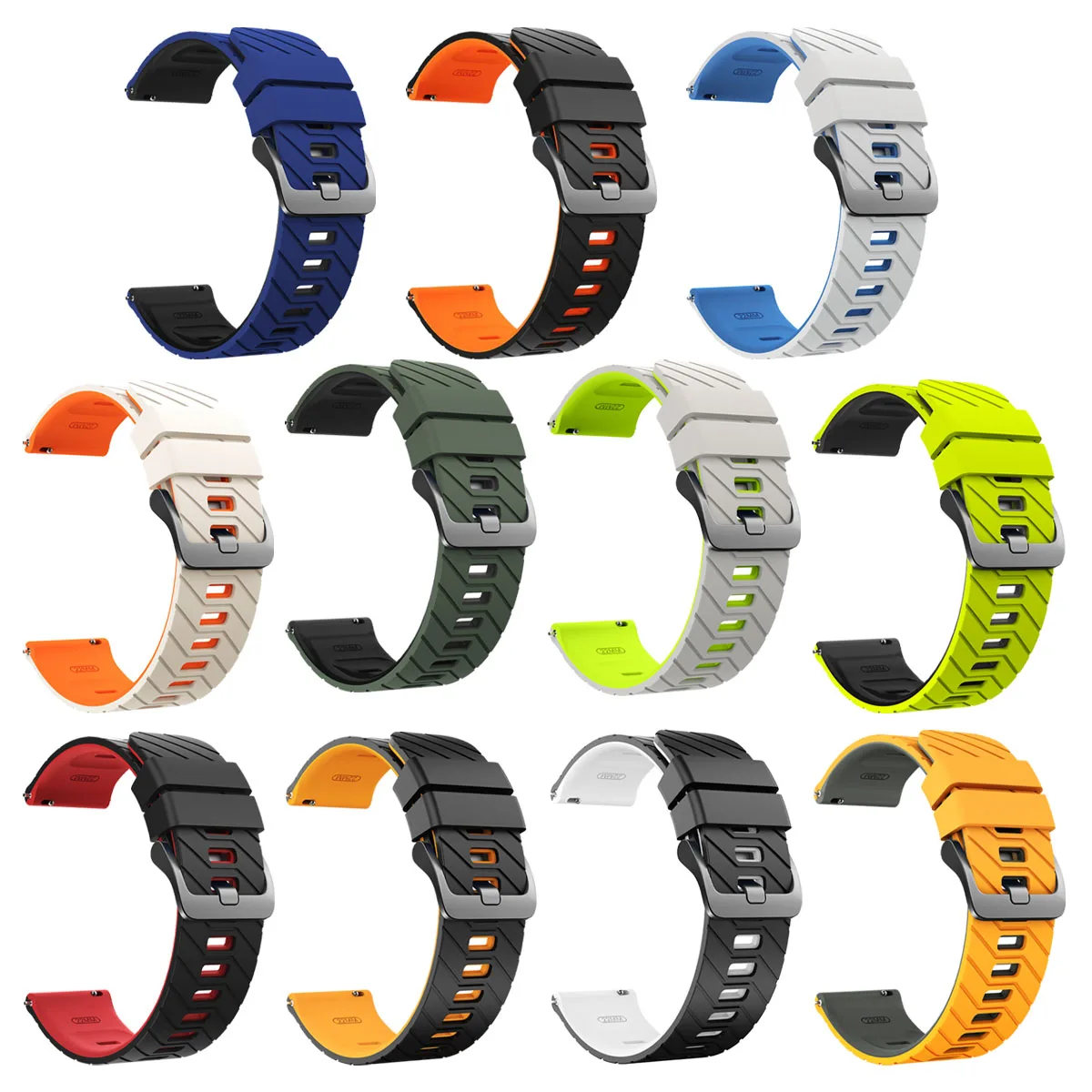 Correa de reloj de silicona de 22mm para COROS APEX 4 42mm/PACE 4 3 pulsera de repuesto para COROS APEX 2 Pro/APEX pulsera suave de 46mm - imagen 4