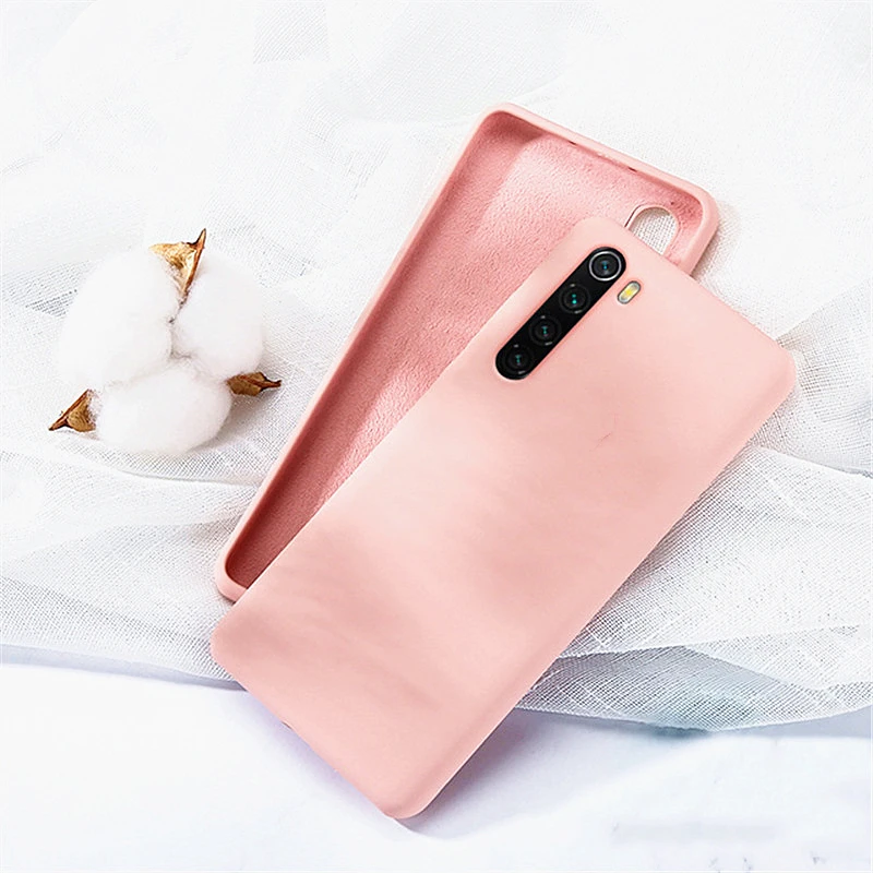 Para Oneplus 8 Pro caso líquido de silicona de goma suave Protector Coque Funda para Oneplus 8 Pro Funda para oneplus 8 Pro - imagen 2