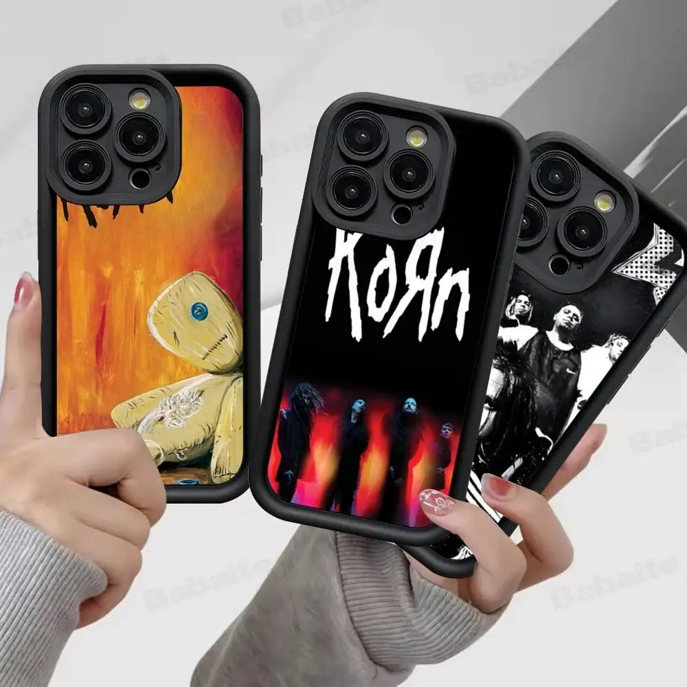 Funda de teléfono Rock Band k-korn, funda de silicona para iPhone 17 Air 17 16 15 14 13 12 11 Plus Pro Max, funda suave a prueba de golpes - imagen 4