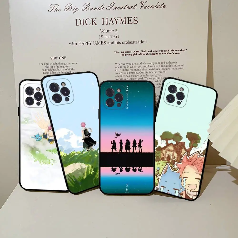 F-Fairy-funda de teléfono con cola en T para iPhone 16 15 14 13 12 Mini 11 Pro XS Max X XR SE 6 7 8 Plus, funda de silicona suave - imagen 3