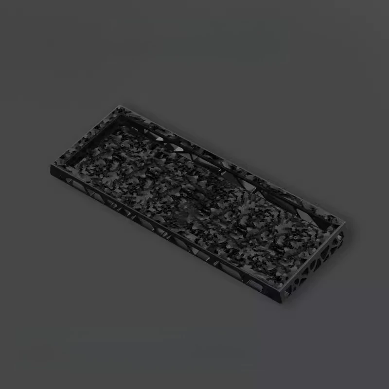 Funda de teclado de aluminio hueca personalizada, carcasa de teclado Wooting60 de 60 diseños para juegos, accesorios de teclado mecánico de oficina - imagen 4